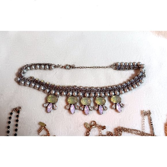 Lot of 10 costume necklaces most signed SAO, Murano, Lady Remington, 1928, Loft - Picture 2 of 6